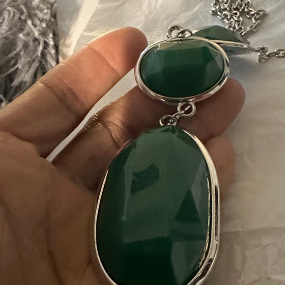 Paparazzi Green and Silver Necklace - Picture 7 of 12